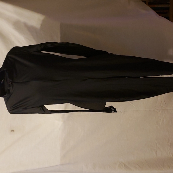 Black stretch 1 piece jumpsuit - Picture 5 of 8